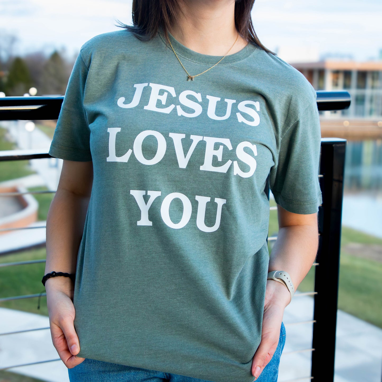 Jesus Loves You Vintage Wash Tee