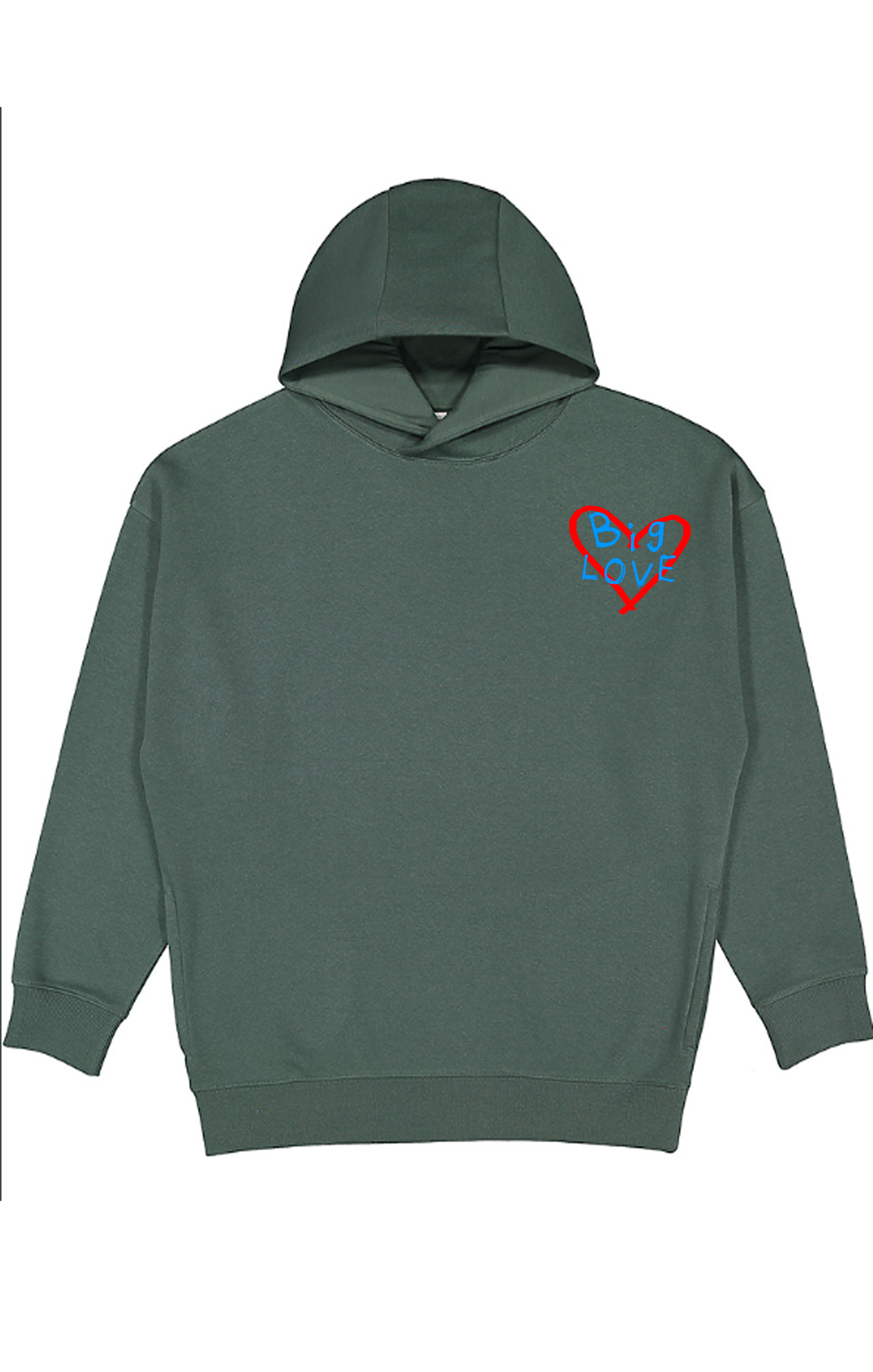 Big Love Heart Luxury Hoodie