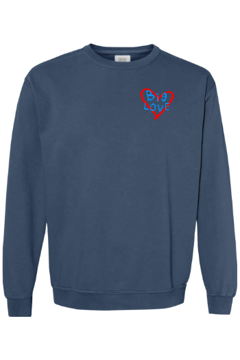 Big Love Heart Crewneck Sweatshirt