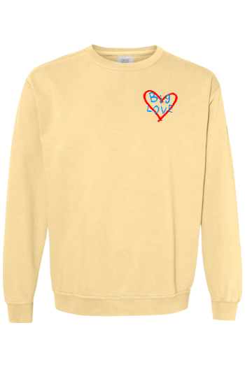 Big Love Heart Crewneck Sweatshirt