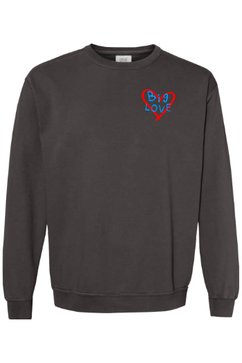 Big Love Heart Crewneck Sweatshirt