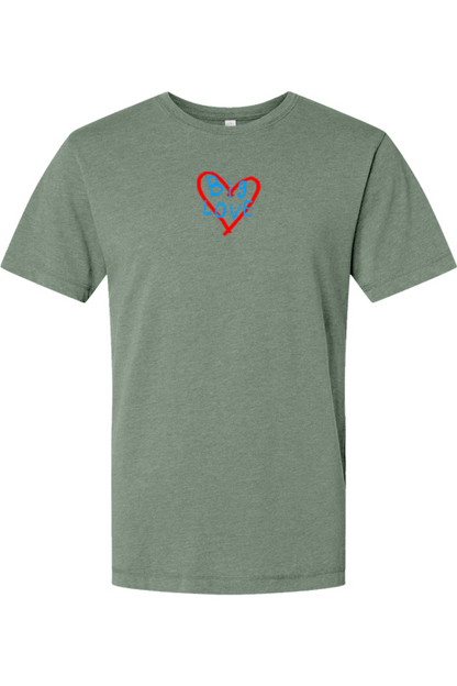 Big Love Heart Vintage Wash Tee